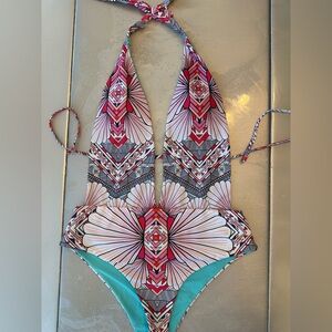 Colorful Geometric One Piece Swimsuit